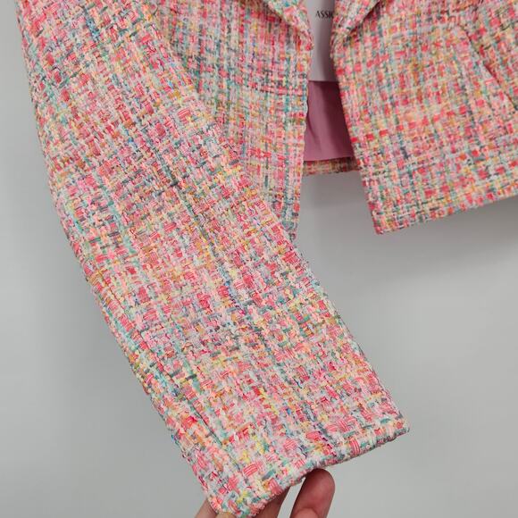 ASSIGNMENT Maribel Cropped Jacket‎ in Multi Sprinkles NWT Size XXS - Picture 7 of 12